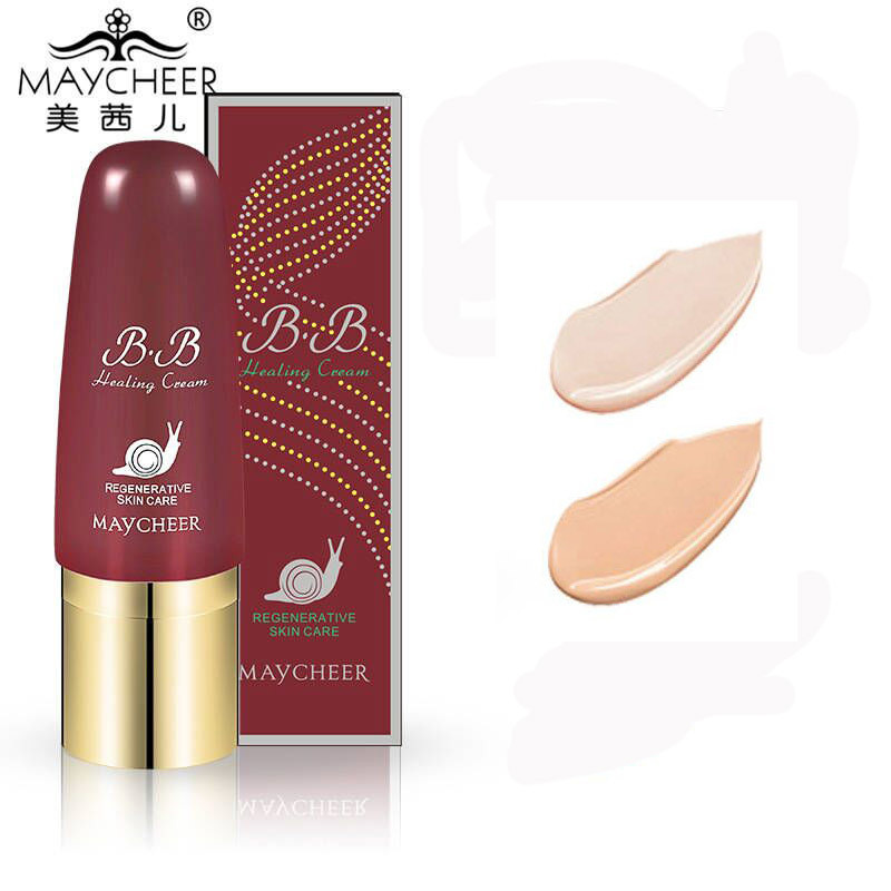 Meiqianer Snail Essence Repair Multi-Effect Cushion BB Cream CC Liquid Foundation No-Face Cream คอนซ