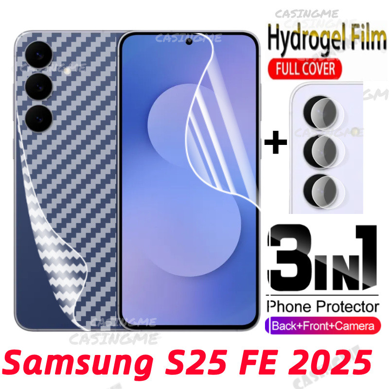 Samsung S25 FE 2025 ด้านหน้าด้านหลังคลุมทั้งหมดป้องกันฟิล์มHydrogelสําหรับSamsung Galaxy S25 FE S 25