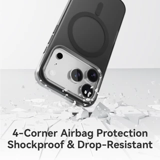ROCK เคส Magsafe iP 17 Pro Max/17 /พื้นผิวฝ้า ไม่มีรอยนิ้วมือ /ถุงลมนิรภัยทั้งสี่มุม /InShare Matte Magnetic Case