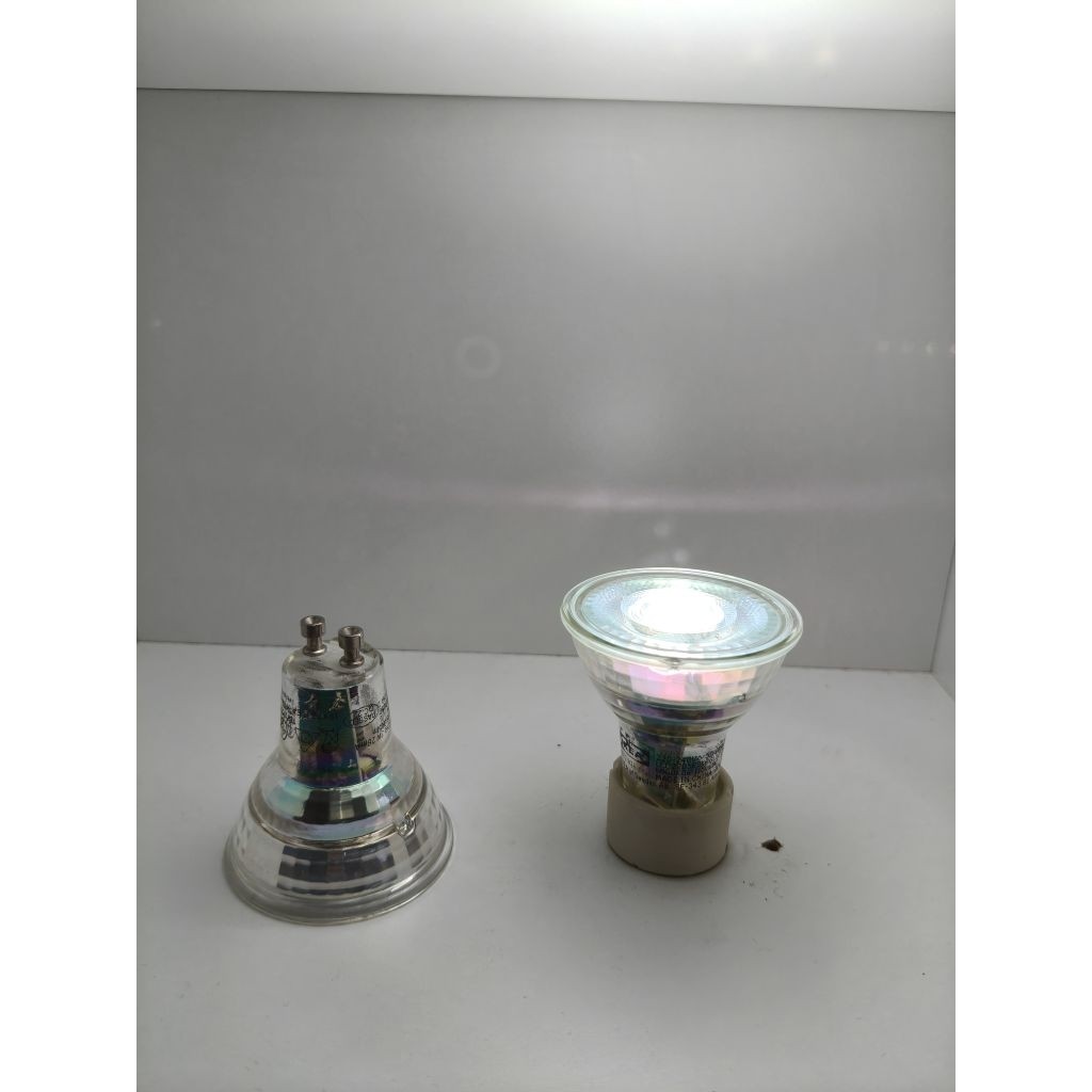 IKEAshopping IKEA SOLHETTA หลอดไฟ LED GU10 1 หลอด แสงขาว/แสงส้ม