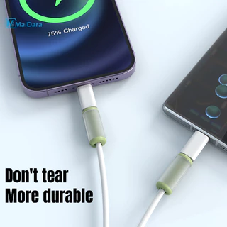 ตัวถนอมสายชาร์จ Cable Protector กันสายหัก ฝาครอบป้องกันสายเคเบิลข้อมูลป้องกันการแตกหักหัวหัวเข็มขัดสายชาร์จ