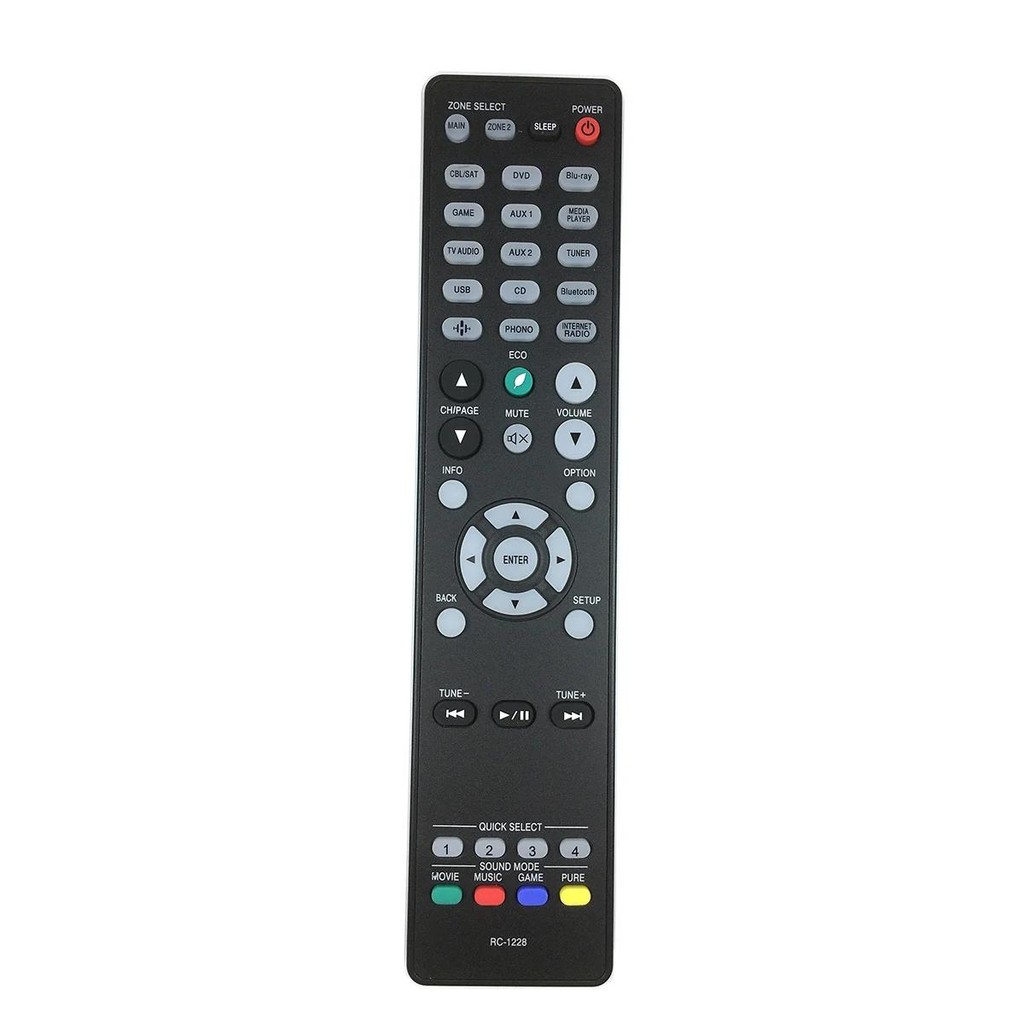 เปลี่ยน RC-1228 เปลี่ยนรีโมทสําหรับ Denon AV Receiver AVR-X3600H AVR-X2600H