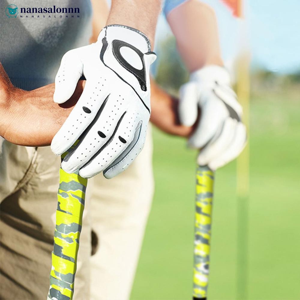 NANASALONNN 1PC Golf Grip ความดันสายคล้อง Anti-Slip และกันน้ํา Club Grip Wrap Strap Golf Swing Pract
