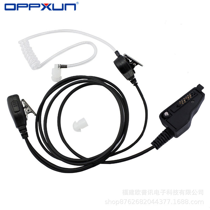 Opuxun Walkie-Talkie เหมาะสําหรับ Jianwu TK385/NX200/3180/380 เลียนแบบ National Air Duct หูฟัง