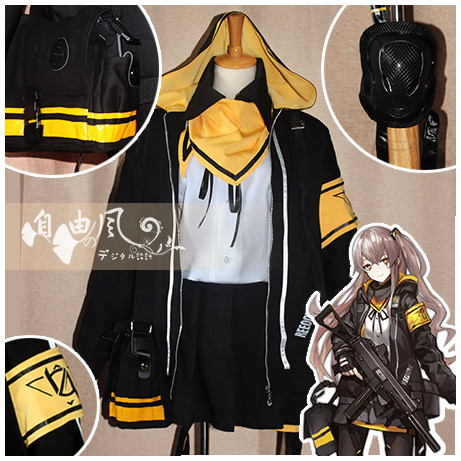 เสื้อผ้า cosplay Girls Frontline UMP45 สำหรับผู้หญิง สไตล์ฟรี เหมาะสำหรับแฟนเกม