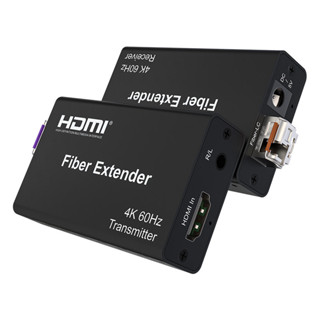 4K 60Hz HDMI Fiber Extender Over LC Optical Fiber Cable 20km…