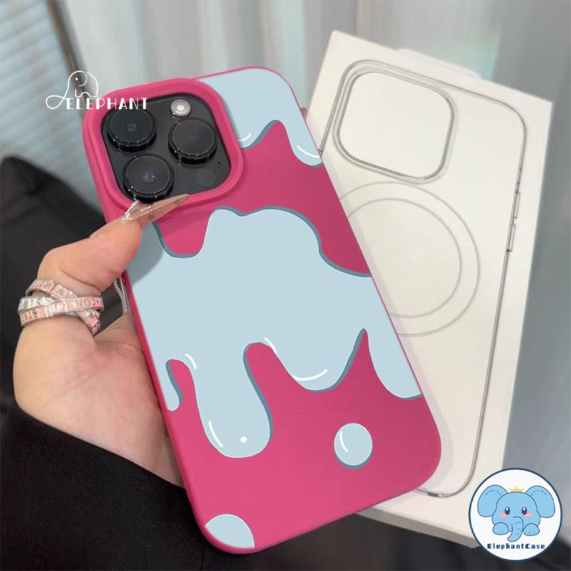 สำหรับ IPhone 15 13 16 11 XR 12 14Pro Max 7 15 8 14Plus XS X Max ครีมครีมพื้นผิวหนังความคิดสร้างสรรค์ - รูปที่ 5