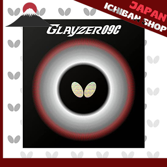 【จากประเทศญี่ปุ่น】 Butterfly Japan Table Tennis Rubber Glazer 09C Soft Back Adhesive High Tension Re