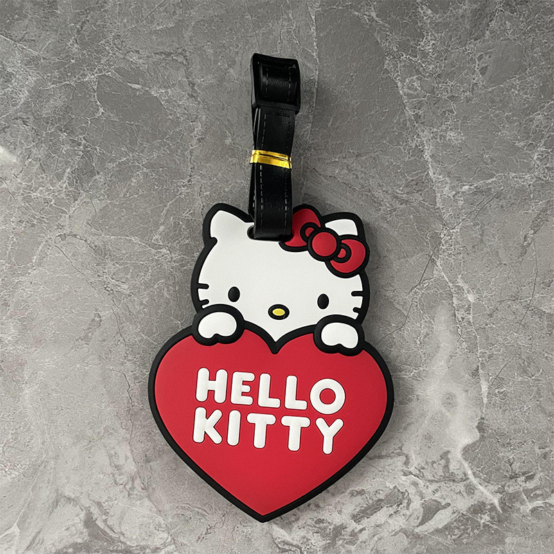8DHR Travel Essential Boarding Pass Consignment Pass Kuromi Pacha Dog Kumamon Maruko Sanrio ป้ายห้อยกระเป๋าเดินทางแท็กระบุกระเป๋า