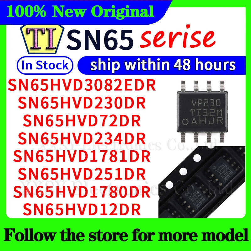 1-5PCS SN65HVD3082EDR SN65HVD230DR SN65HVD72DR SN65HVD234DR SN65HVD1781DR SN65HVD251DR SN65HVD1780DR
