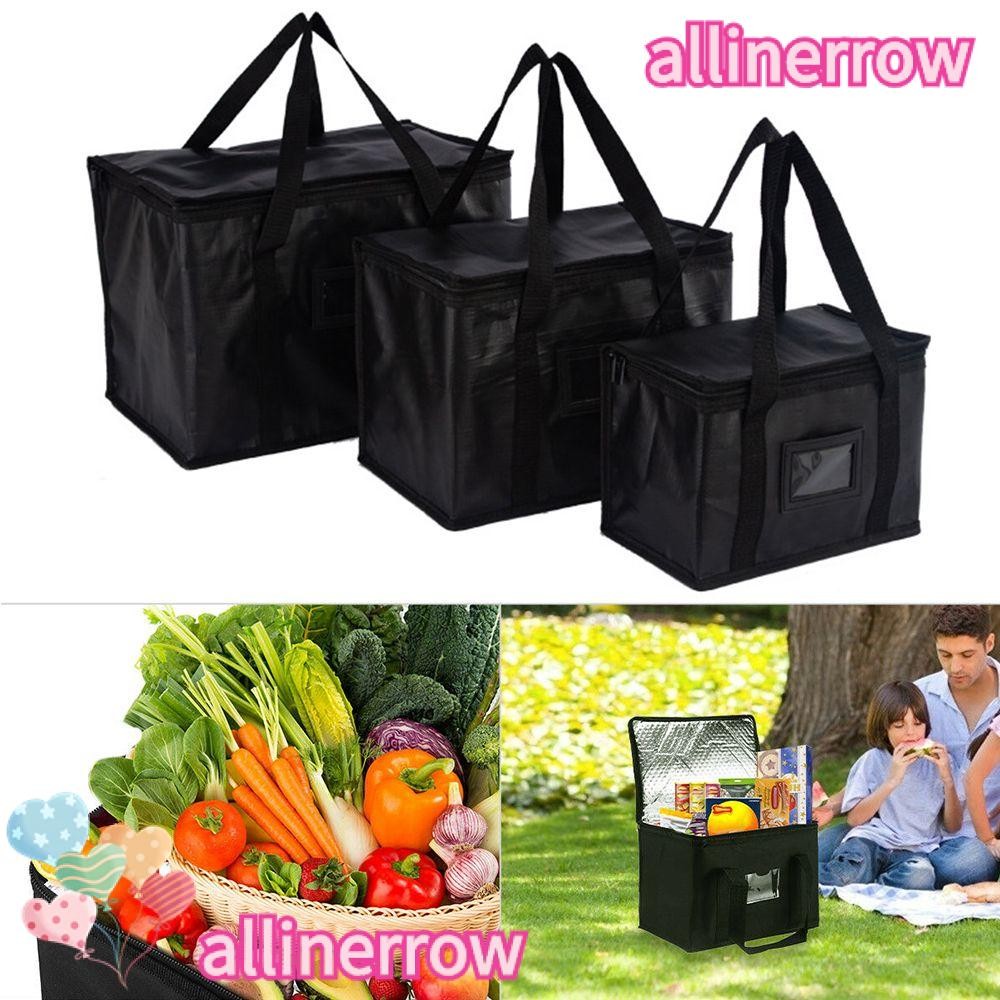 ALLINERROW กระเป๋าเย็นอุ่นคุณภาพสูงทนทาน Takeaway กระเป๋าใส่ข้าวกลางวัน