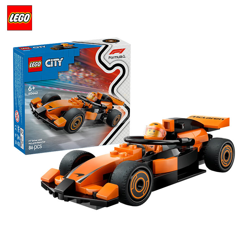 60442 Racer McLen Racing Car Boys Girls Educational Building Blocks ประกอบของเล่นอนุภาคขนาดเล็ก