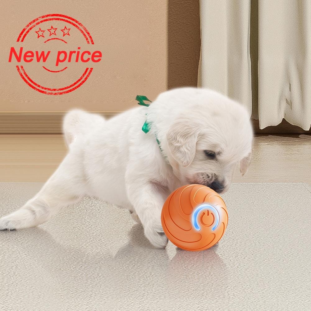 สุนัขอัจฉริยะ Teasing Gravity Jump Ball Interactive ไฟฟ้า Moving Teasing Bouncin Z1j2