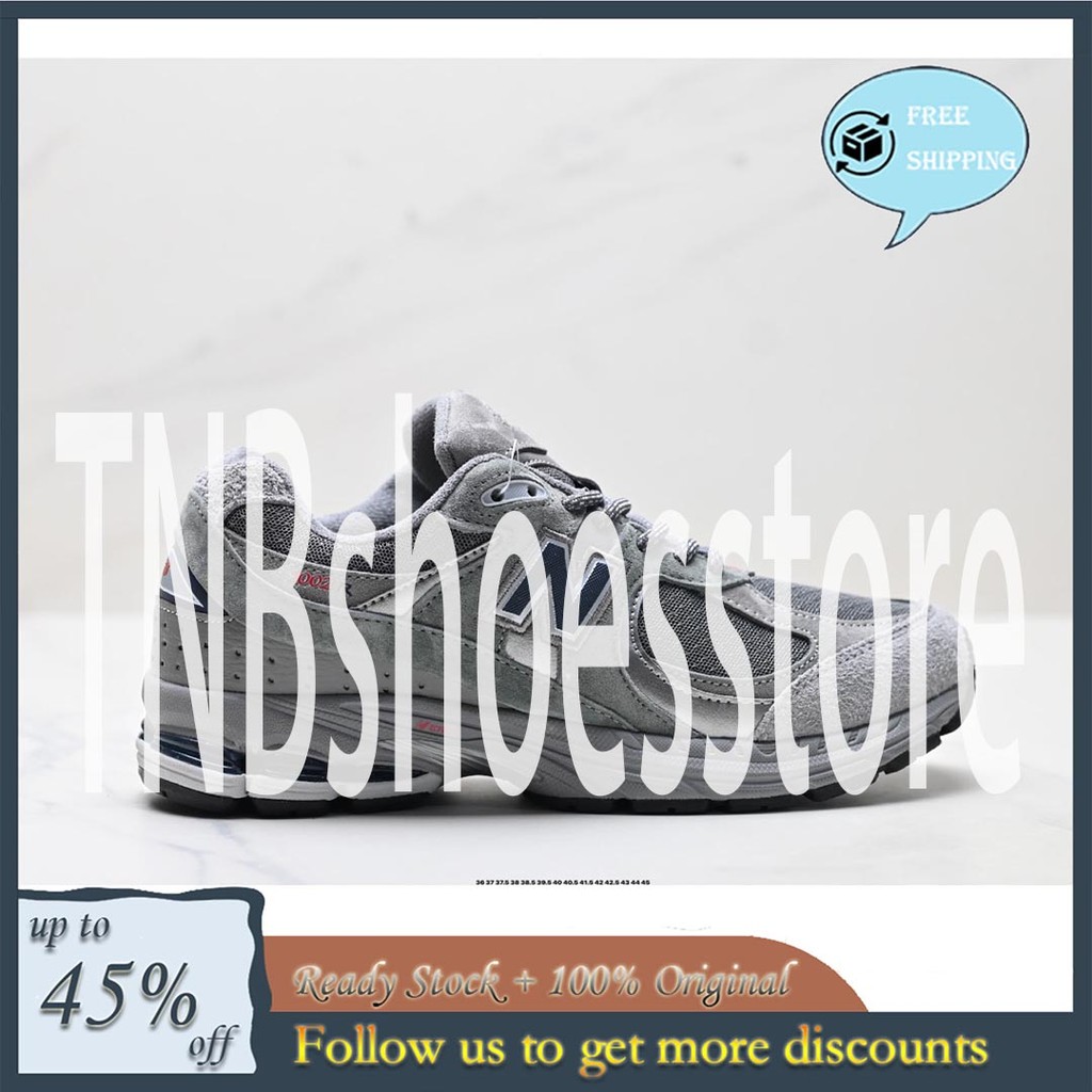 NB 2002R NB 2002R รองเท้าวิ่งรองเท้าผ้าใบ Unisex Textured ฤดูใบไม้ร่วง