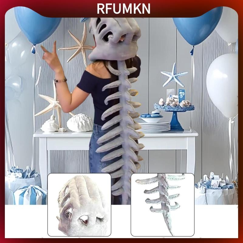 ชุดเครื่องแต่งกายโครงกระดูกไดโนเสาร์ สำหรับงานฮาโลวีนและวันหยุด - รูปที่ 4