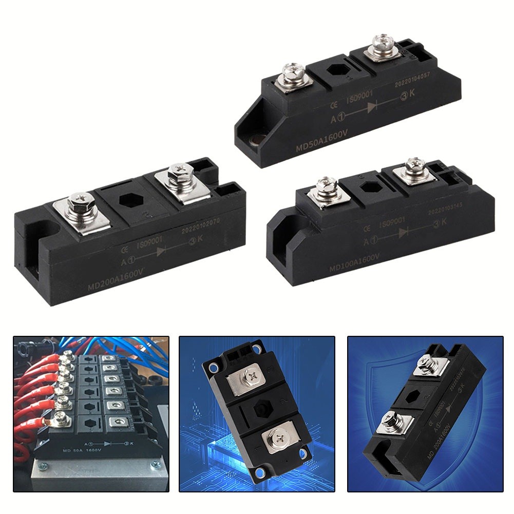 [TSKTH]Antireverse Diode Module with Current Options MD50A MD100A MD200A 1600V[Ready stock]