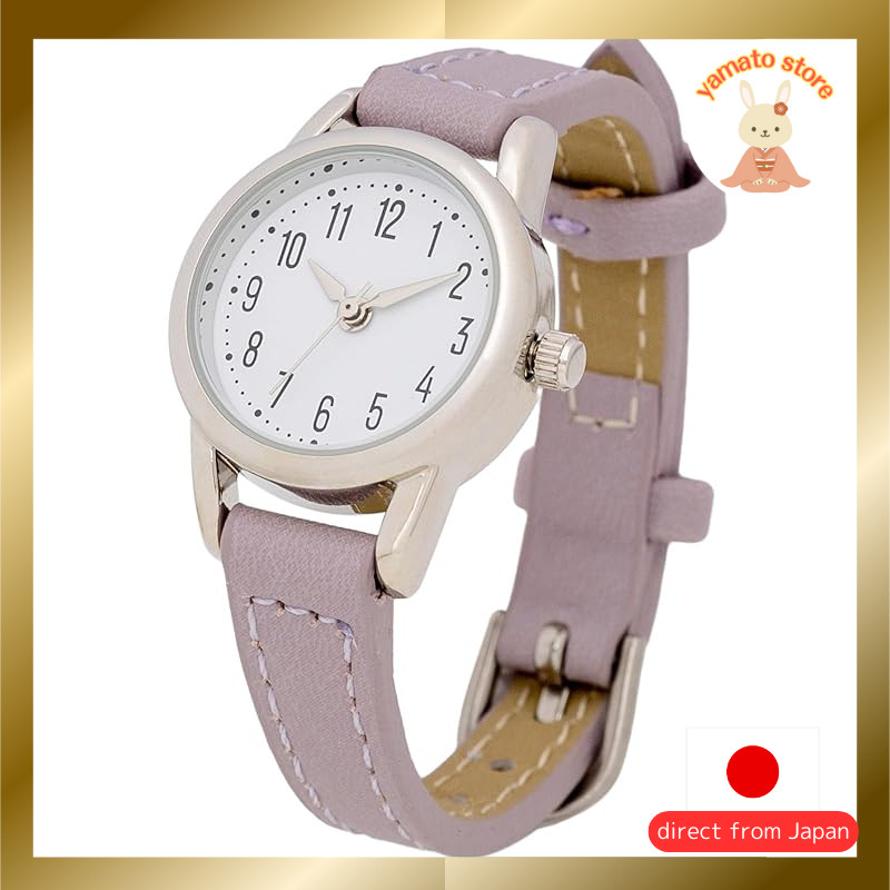 [Fieldwork] Women's Analog Watch Leather Strap Purple Baileys PP003-5