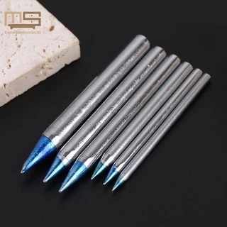 Tt หัวแร้งเคล็ดลับ Blue Pointed เคล็ดลับเชื่อม 30/40/60/80/100/150W ความร้อนภายนอกบัดกรีเหล็กตะกั่วสถานี Solder เครื่องมือ mbn