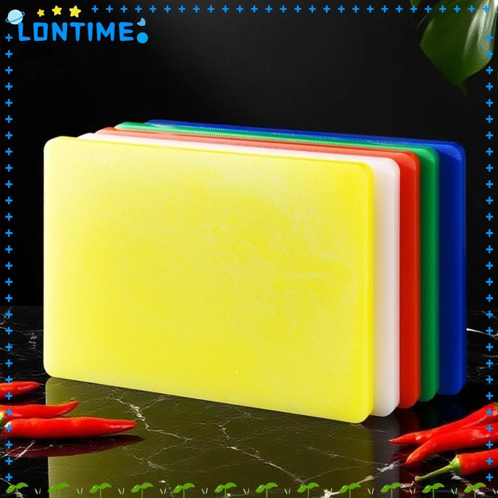 LONTIME เขียงพลาสติก, HDPE 36*28*1.3 ซม. เขียง, หนาต้านเชื้อแบคทีเรียตัดผักเครื่องมือทําอาหารเนื้อสัตว์ตัดผักครัว