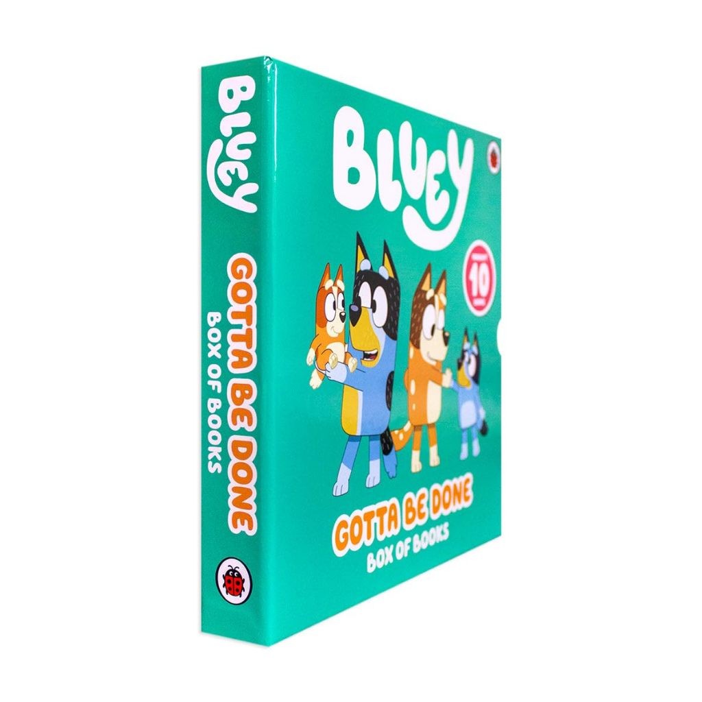 ส่งทุกวัน *Original* ชุดหนังสือนิทาน Bluey Gotta Be Done! 10 Picture Books Story Collection Box Set 21*2