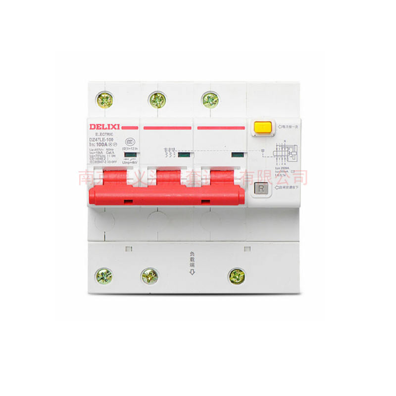 สวิตช์อากาศ DZ47LE เบรกเกอร์รั่วกระแสสูง DZ47LE-125 D ประเภท 63A80A100A125A