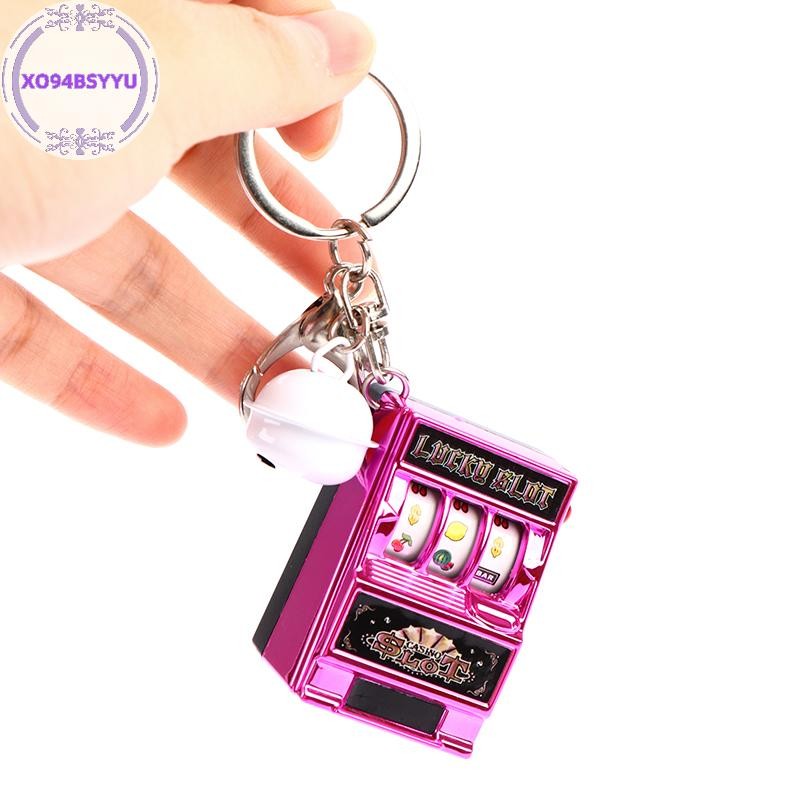 Xo94bsyyu Creative Slot Machine พวงกุญแจ Jingle พวงกุญแจรถสําหรับเด็ก Party VN