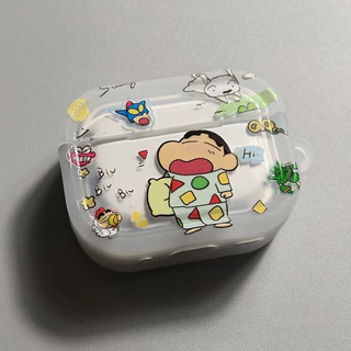 Sleepy Crayon Shin Chan AirPodsPro3 เคส AirPods 4/3/2/1 สําหรับฝาครอบป้องกันหูฟัง Apple