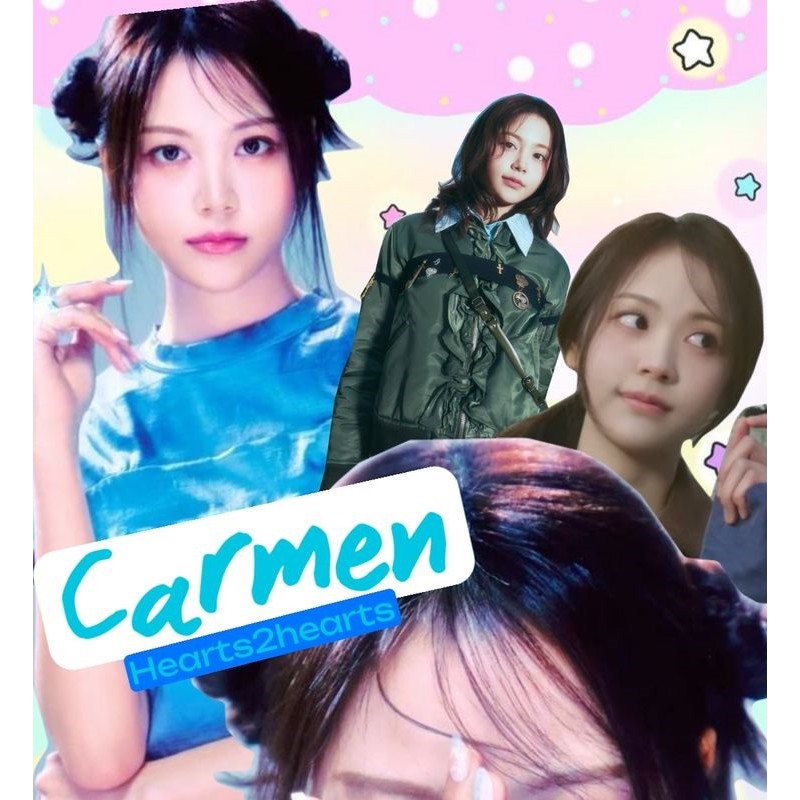 HEART2HEART - Photocard hearts The Chase H2H - H2H photocard Merch carmen GLOSSY METIK