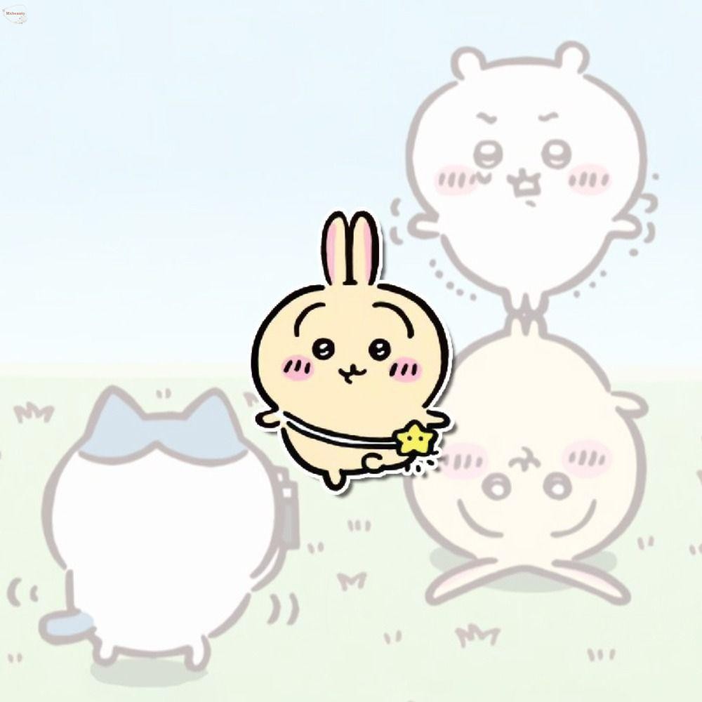 MXBEAUTY อะนิเมะ Chikawa & Momonga Breastpin, น่ารักและตลก Usagi Badge