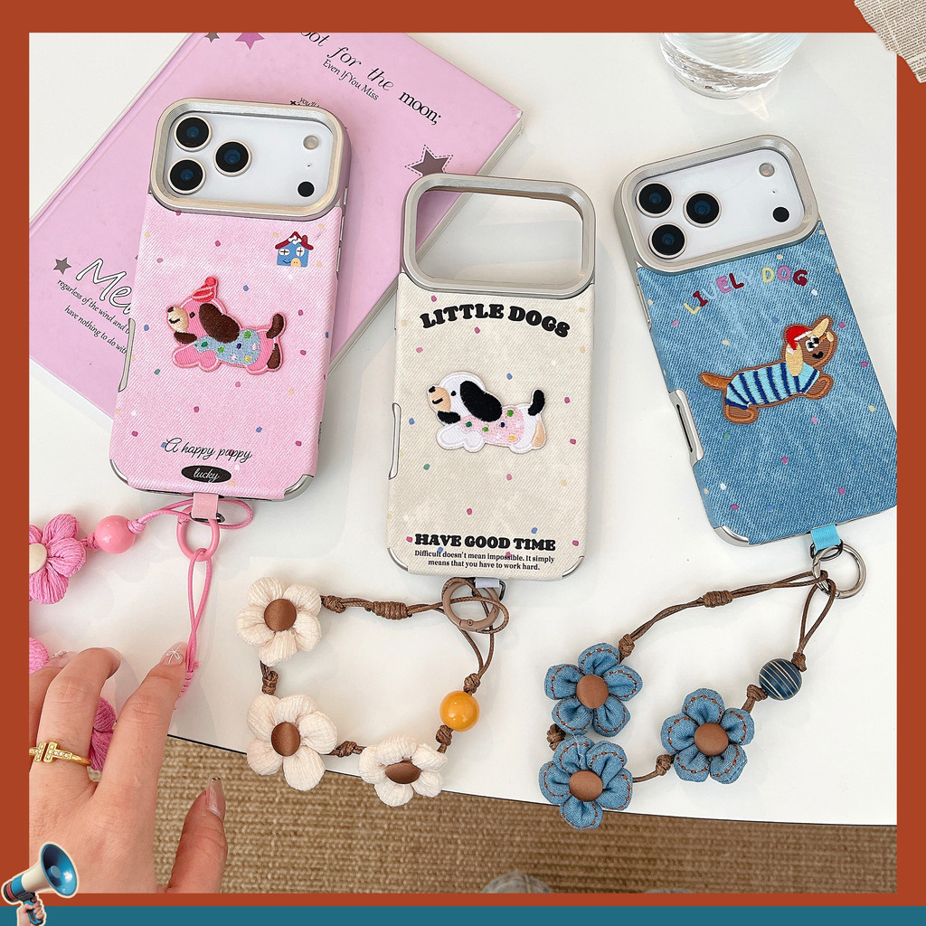 ลายเดนิมเชือกเส้นเล็กเคสหรูหราเหมาะสําหรับเคสโทรศัพท์ ไอโฟน 17โปรแม็กซ์ 16 15บวก 14 13 12 อากาศ