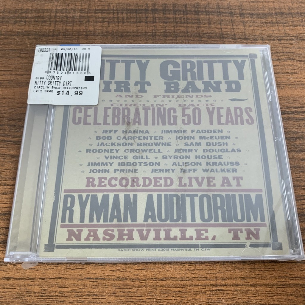 (ใหม่เอี่ยม ) Circul Celebrating 50 Years Nitty Grenty Dirt Band huang