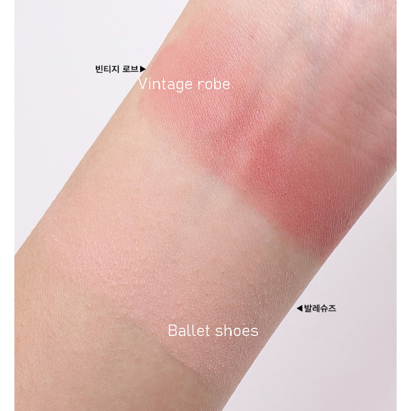 เกาหลีเกาหลี Missha Missha Marshmallow Monochrome Blush Contouring Dry Rose Apricot รองเท้าบัลเล่ต์ส