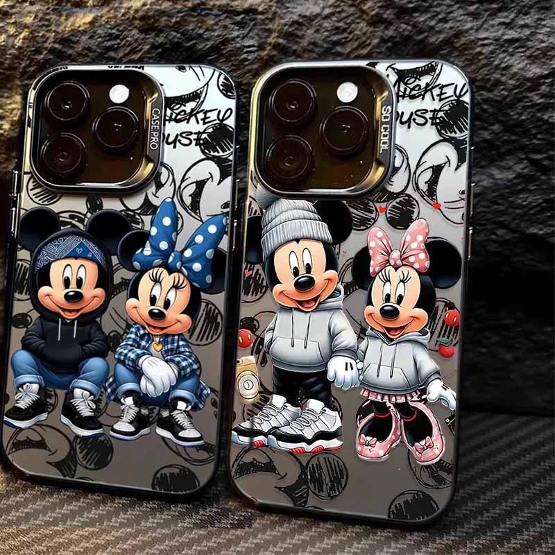 อินเทรนด์ Mickey Minnie คู่สําหรับ VIVO Y400 V50 Lite V50 Y04 Y29 V40 Y100 Y76 5G Y19S IQZ 10 ฝาครอบ