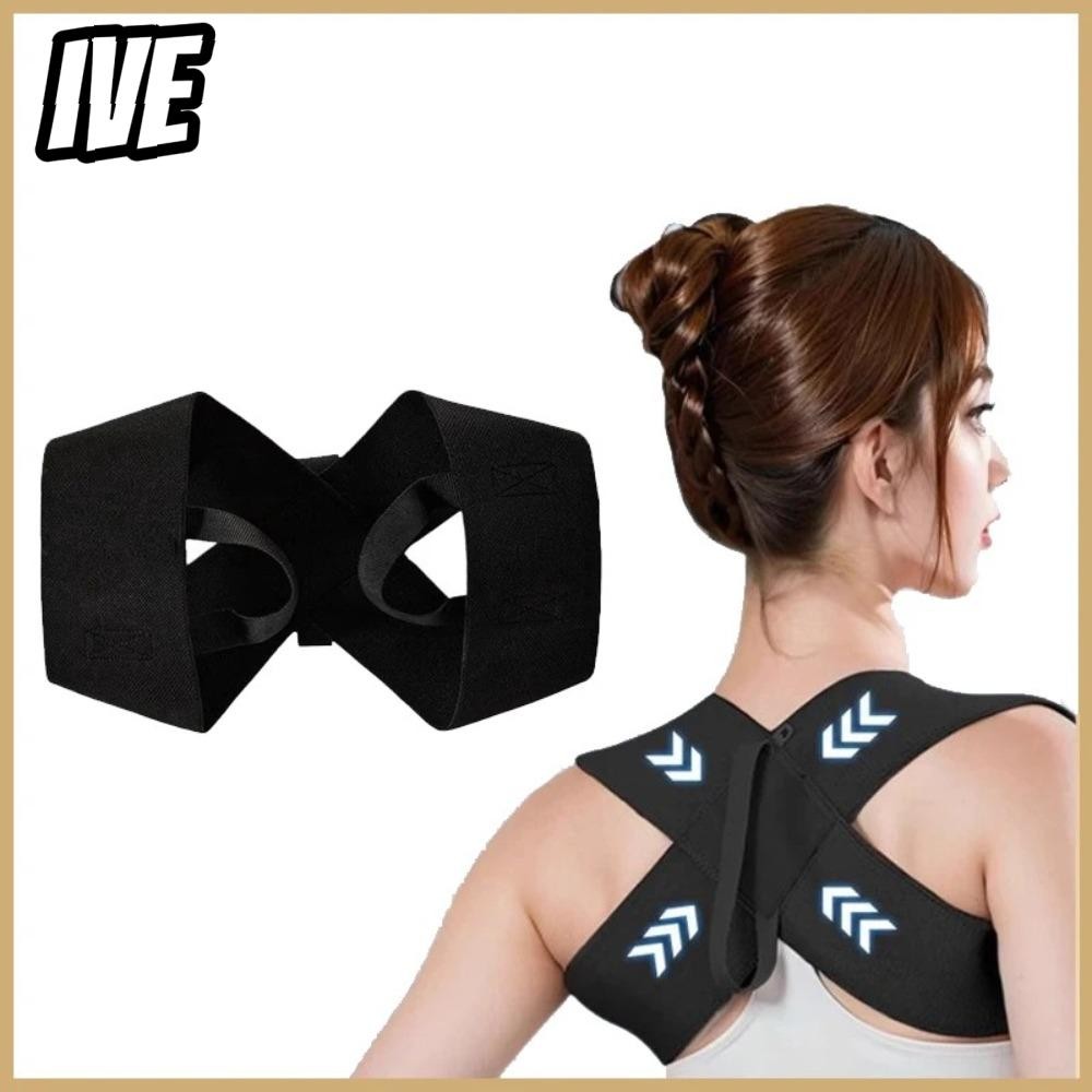 เข็มขัดเพื่อท่าทางที่ถูกต้อง IVEYOUNG, ปรับแต่งไหล่ได้, พกพาสะดวกสำหรับคนที่หลังค่อมและไหล่ตก สนับสนุนกระดูกสันหลังขณะเล่นกีฬา