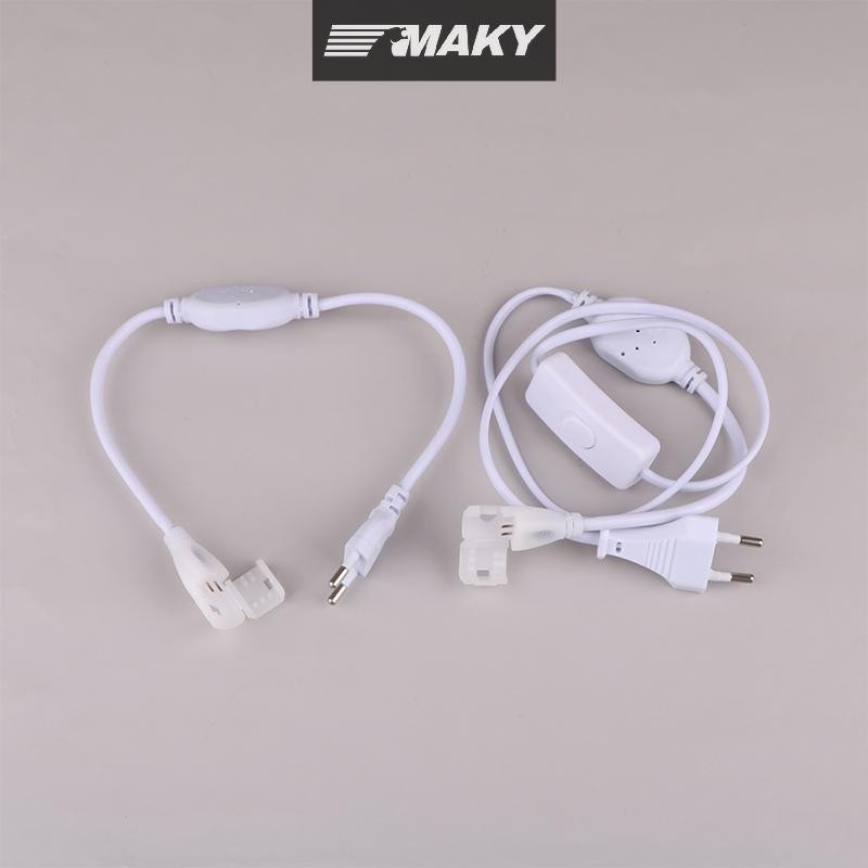 LLPH EU ปลั๊กสําหรับ 220 V COB LED Strip ปลั๊ก Fast Connector พร้อมปุ่มสําหรับ IP67 10 มม.COB Strip LLP