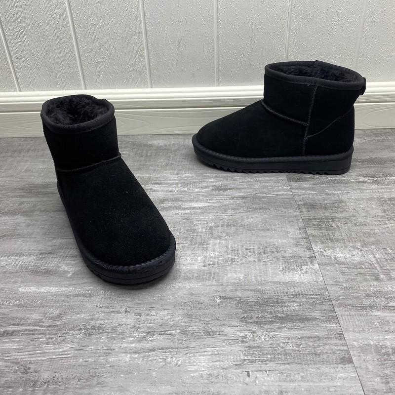 ฤดูหนาวของแท้หนังหักรหัส Treatment Soft-Soled Snow BOOTS เท้าอเนกประสงค์สบาย Cold-Proof Warm หนาหิมะ