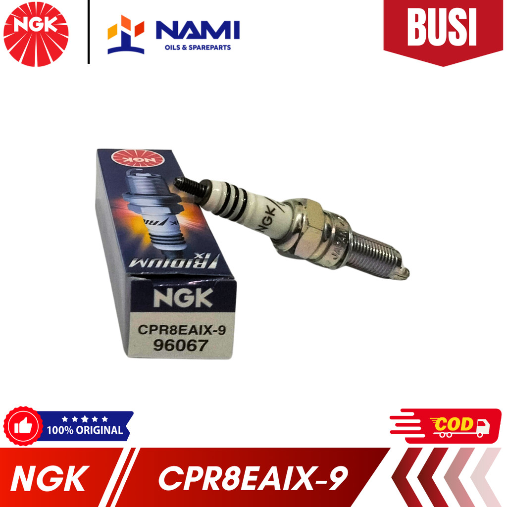 *NGK CPR8EAIX-9 / CPR 8 EAIX -9 (IRIDIUM)* หัวเทียนมอเตอร์ไซค์ - ของแท้