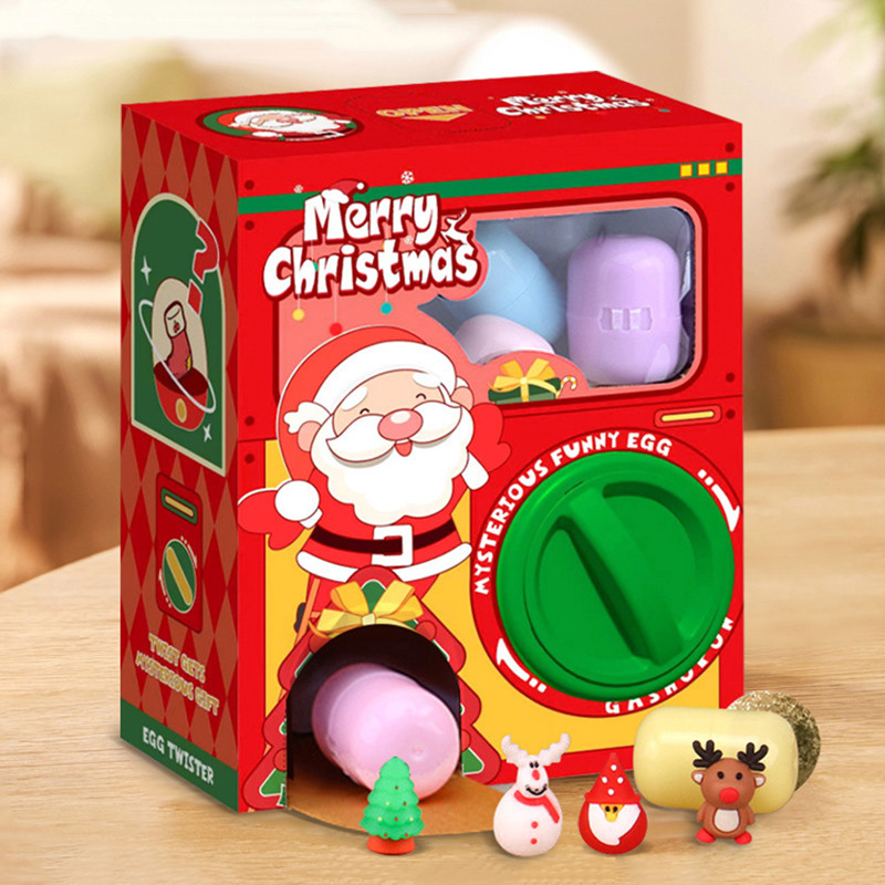 Surprise Gashapon Capsule Toy Christmas Surprise Egg Toy ของขวัญเทศกาลเด็ก