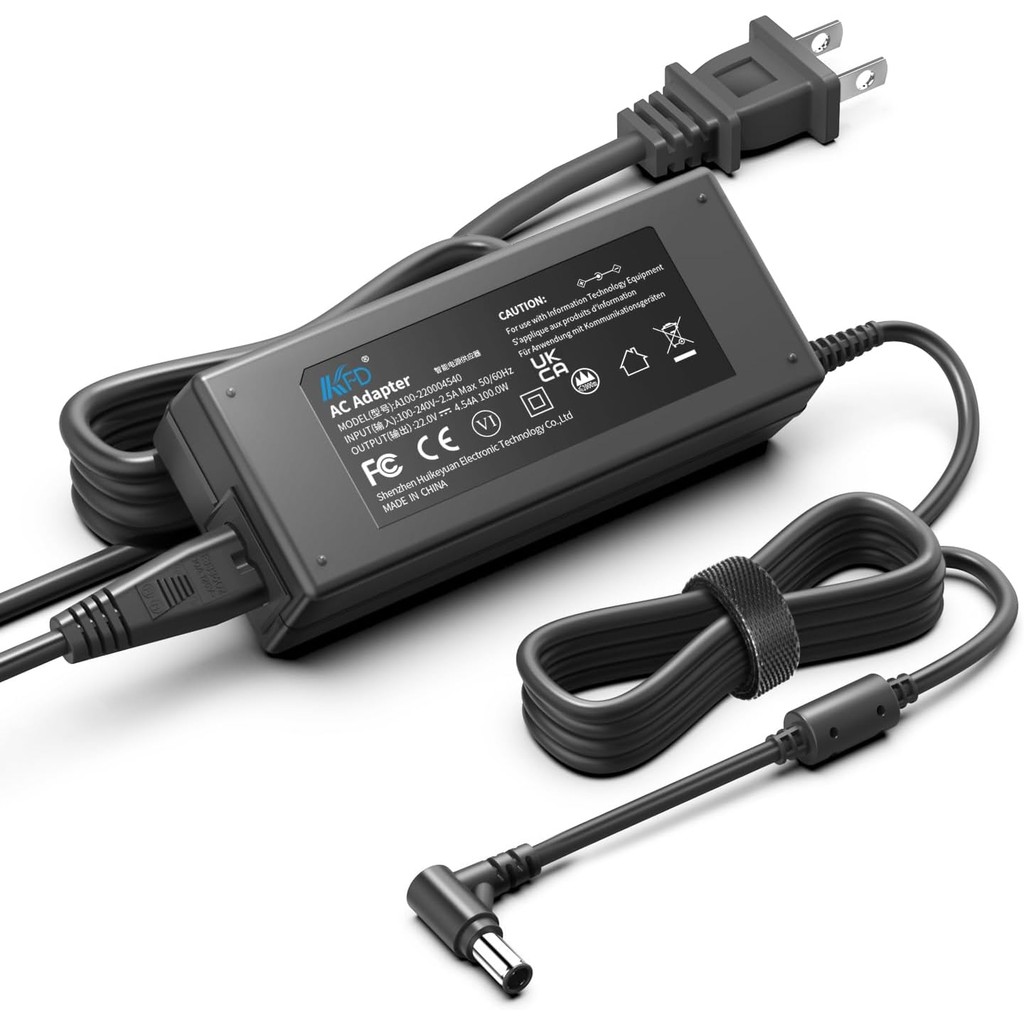 KFD 22V AC DC Adapter Charger สําหรับ Samsung Odyssey G7 LC32G75TQSNXZA LC32G73TQSRXXU LC27G75TQSRXX