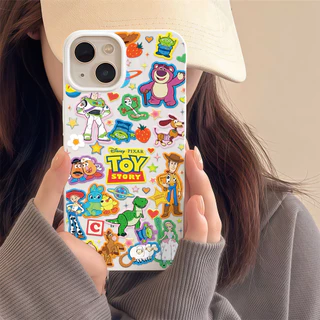 เคสโทรศัพท์มือถือเยลลี่ มีสีสัน สวย การ์ตูน โชคดี รักรูปร่างหัวใจ For IPhone16 15 14 13 11 6 7 8plus Pro Promax GDTPU500