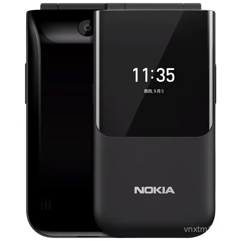Nokia/Nokia 2720 4G Full Netcom Telecom Dual Screen Flip Button WIFI Hotspot โทรศัพท์มือถือผู้สูงอาย