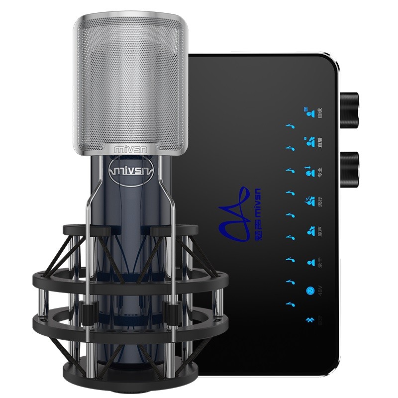 Charm T9S การ์ดเสียงชุดไมโครโฟน Anchor Live การ์ดเสียงภายนอกไมโครโฟนโทรศัพท์มือถือคอมพิวเตอร์เดสก์ท็