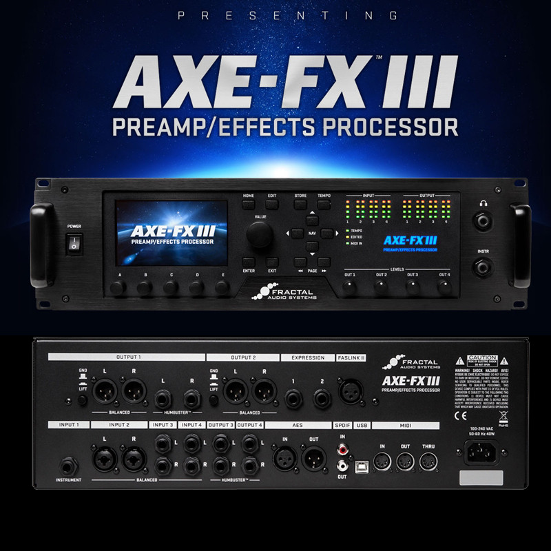 [Sheng Music Instrument] Fractal Audio Ax FxIII FX3 MKII กีตาร์ไฟฟ้าอุปกรณ์เอฟเฟกต์แบบบูรณาการ