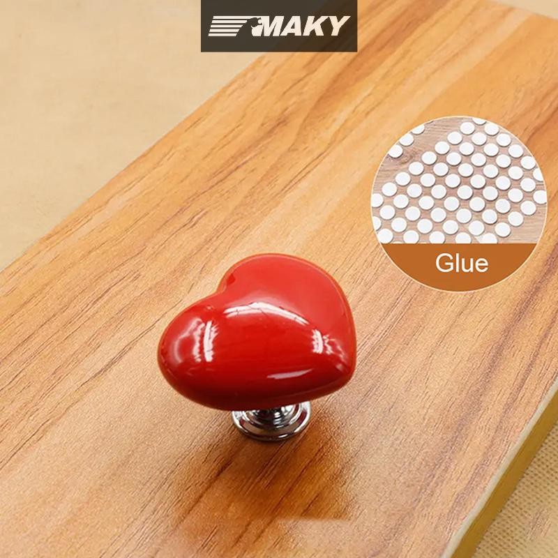 LLPH รูปหัวใจห้องน้ํา Presser Love ห้องน้ํากดปุ่มห้องน้ําปุ่มน้ํา Push อาบน้ําตกแต่งห้องเล็บ Protector LLP - รูปที่ 3