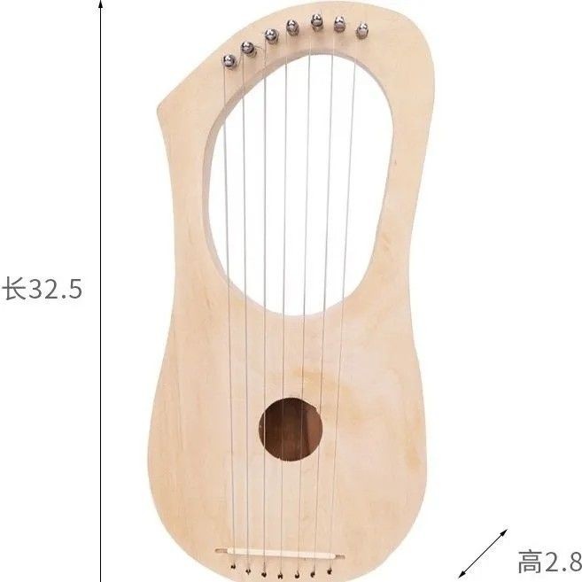 ผลิตภัณฑ์ไม้ diy ไม้ Leia เปียโน Leah เปียโนกิจกรรมโปรโมชั่นเริ่มต้น Little Harp Niche เครื่องดนตรี 