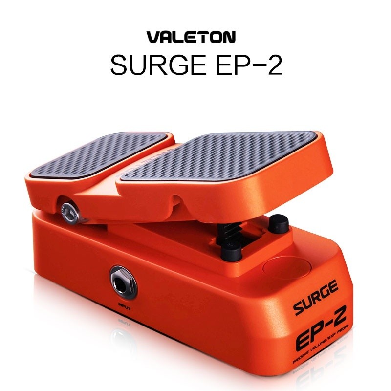 Valeton EP2 2 in 1 ฟังก์ชั่นการแสดงออกระดับเสียงปุ่มควบคุม mini stompbox เหยียบ 2 สวิตช์เท้าไฟ LED ร