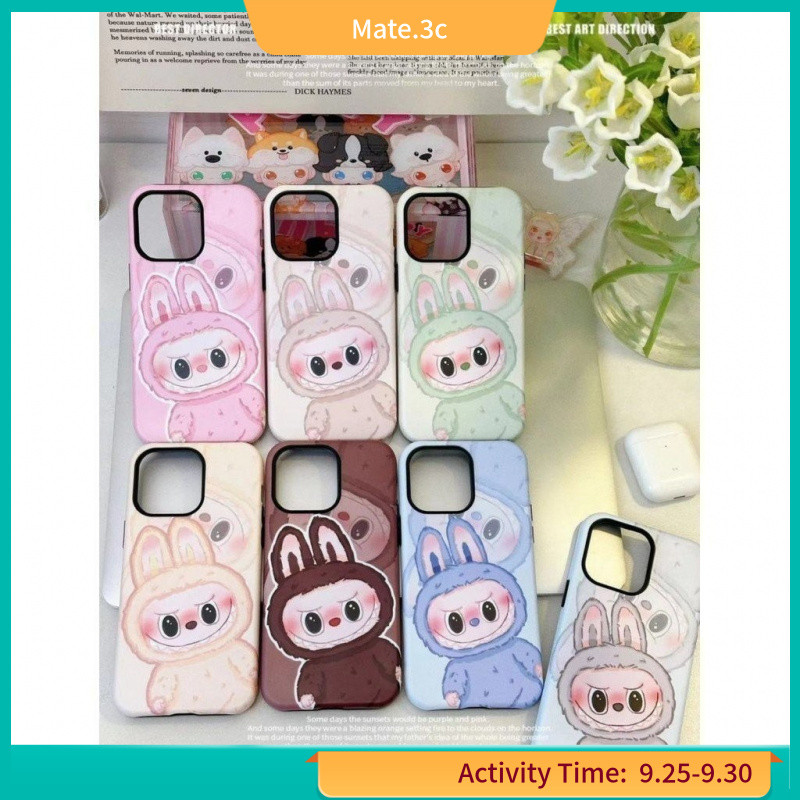 เคสป้องกันโทรศัพท์มือถือ ลาย Labubu lububu น่ารัก ขนาดใหญ่ สําหรับ iPhone 7 8 plus x xs XR xsmax 11 