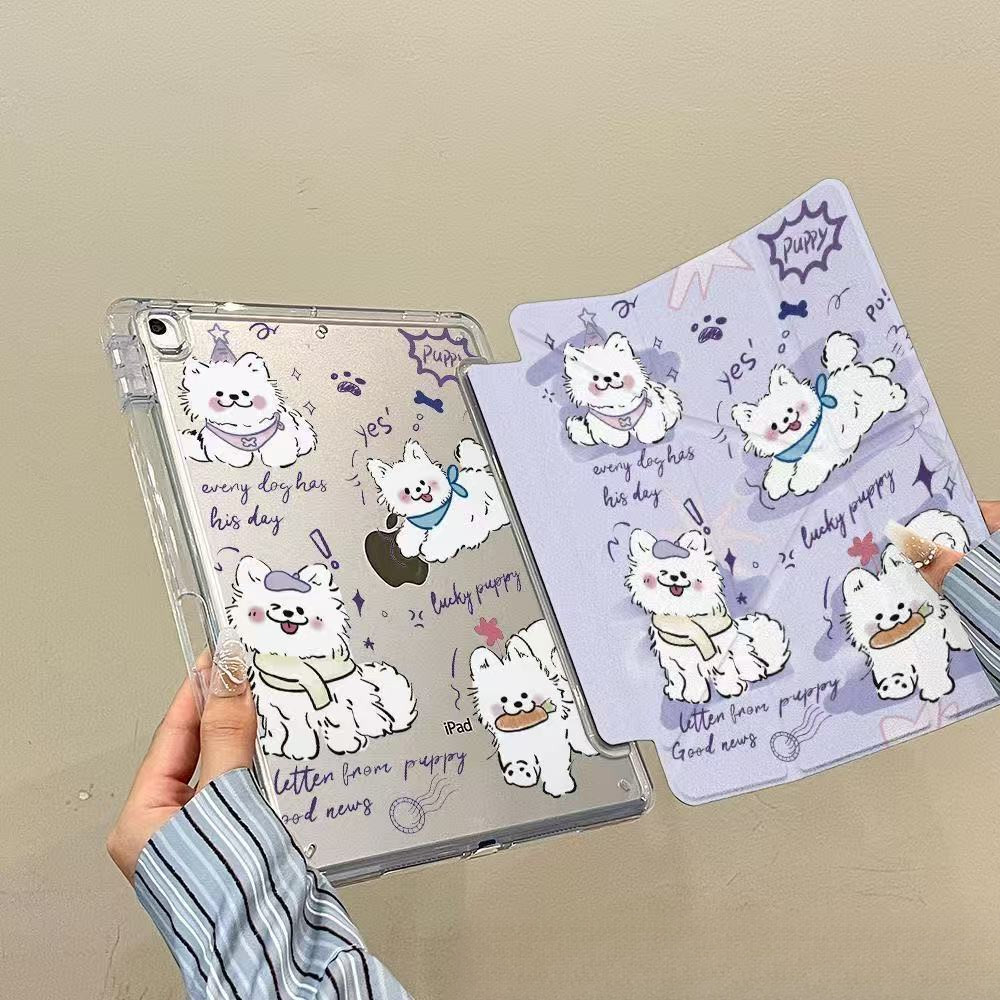 【Good Luck】ipad case air6 ipad Apple Puppy gen 10 ipad นิ้ว air4 case 2024 mini7 โปร่งใส 10th Genera