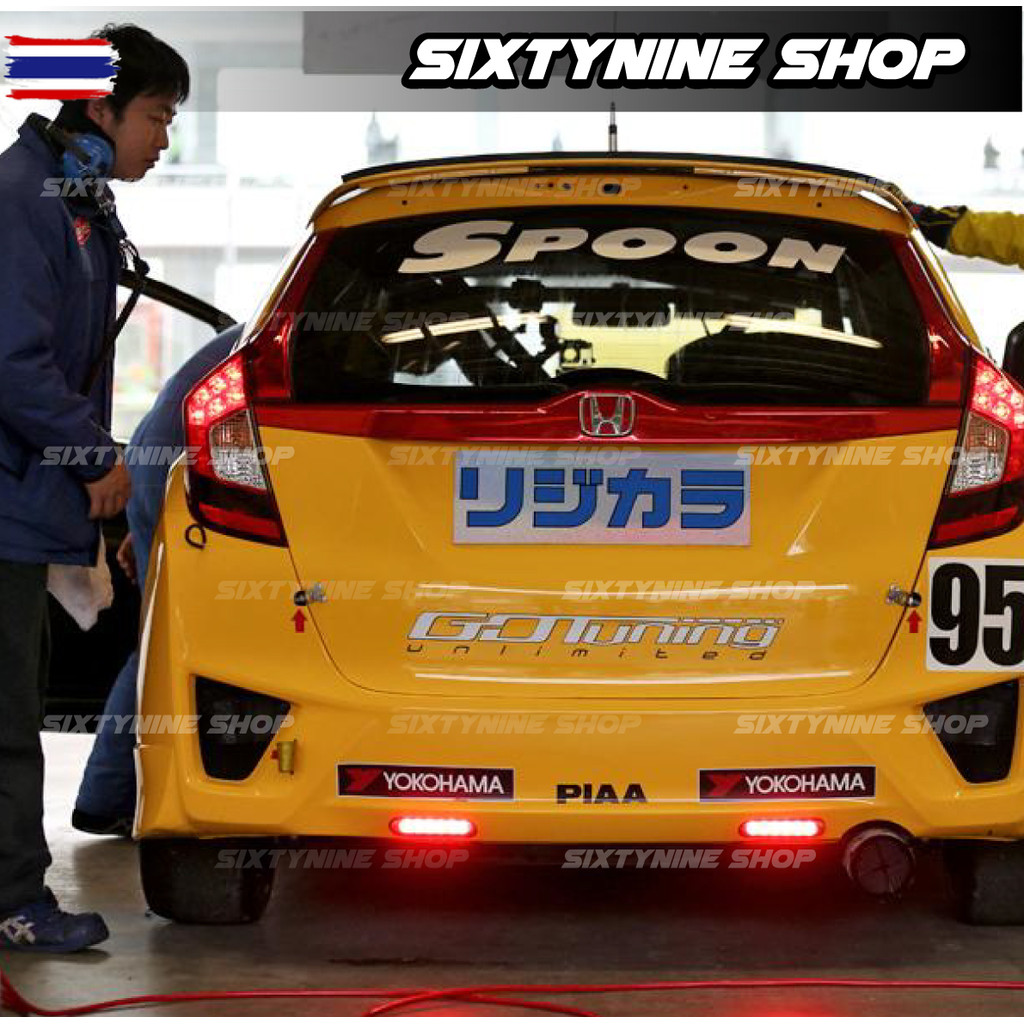 spoon, สติกเกอร์Spoon,สติกเกอร์สปูน,สติกเกอร์Spoonติดหลังรถ,สติ๊กเกอร์แปะกระจกแรถแข่ง
