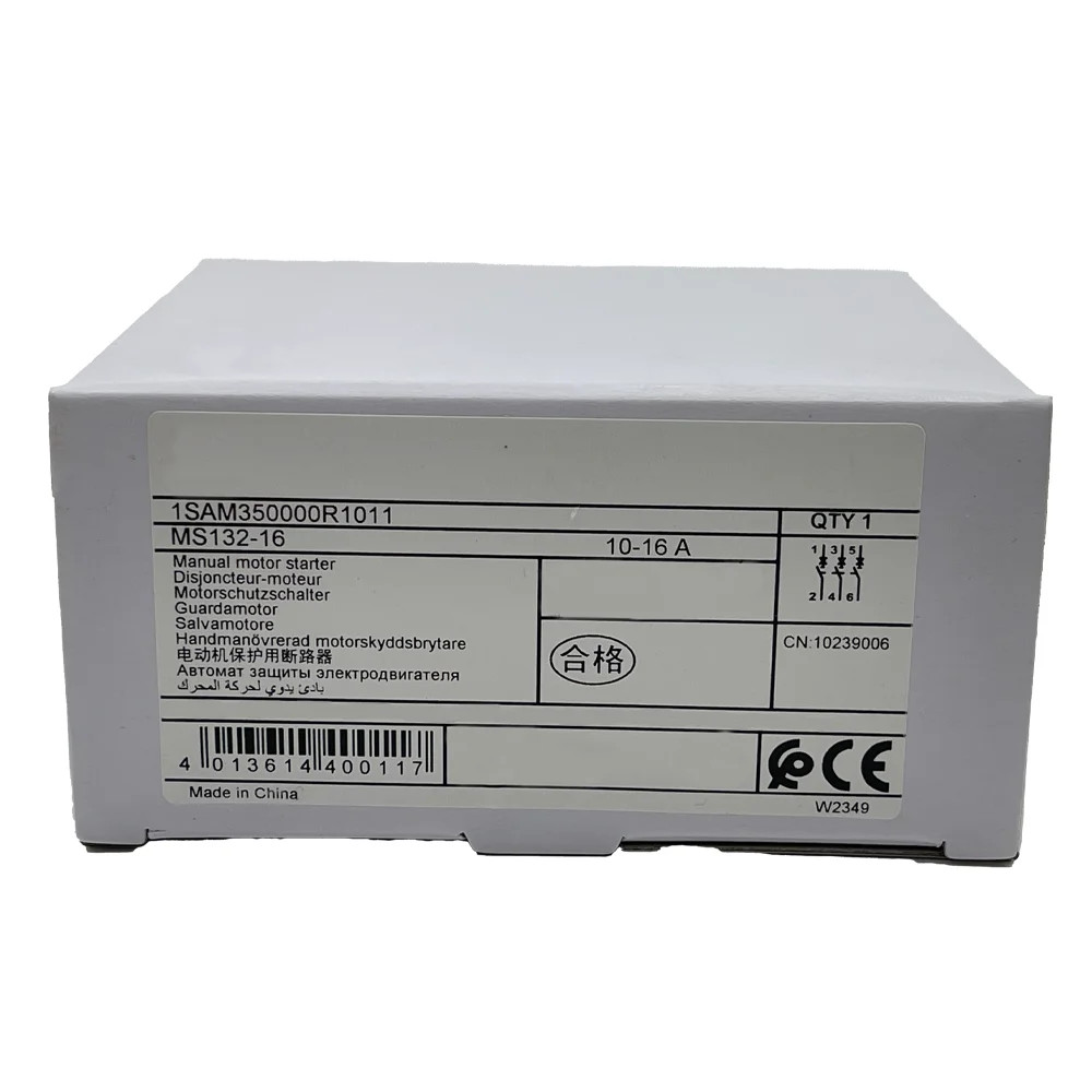 คุณภาพสูง MS132-16 1SAM350000 R1013 เบรกเกอร์มอเตอร์แบบแมนนวล ยี่ห้อใหม่ Ms132-16